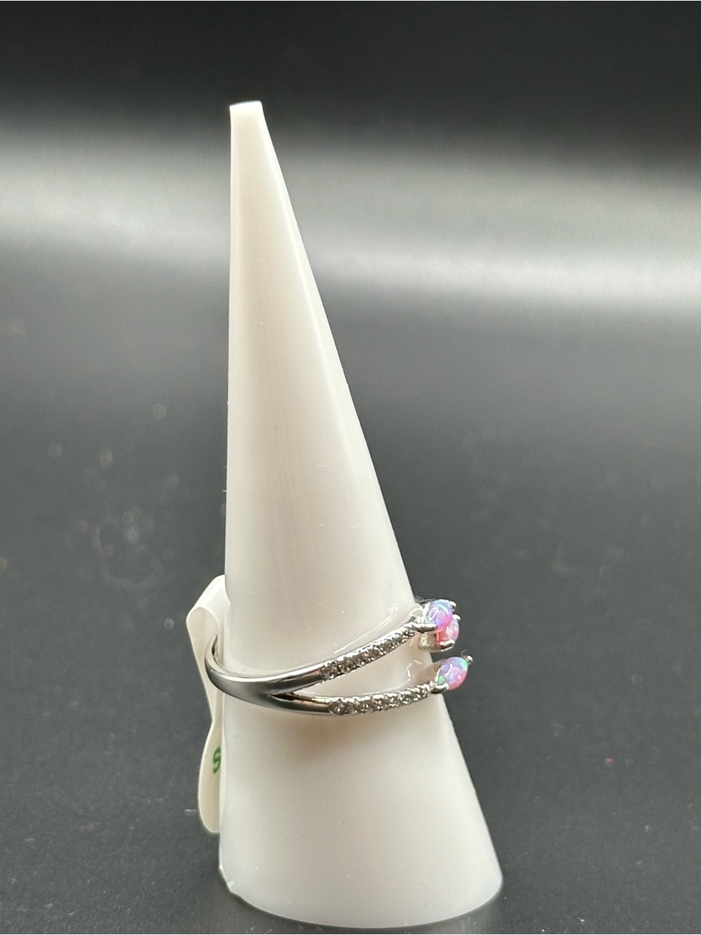 Stars Abound ring, size 8, silver, RBP7446 - Picture 5 of 6
